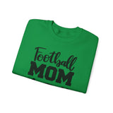 Football Mom with Hearts Crewneck Sweatshirt