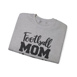 Football Mom with Hearts Crewneck Sweatshirt